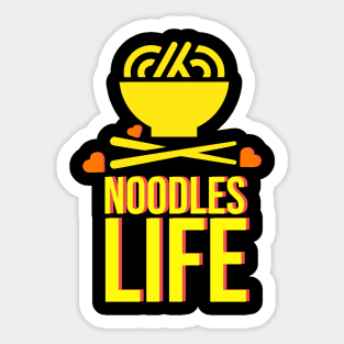 Noodles Life Sticker